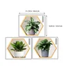 Wallpapers 3 Sheets Potted Sticker Wall Decals Stickers Plants Murals Bedroom Decors