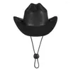 Dog Apparel Pet Hat Fashion Western Style Dogs Cowboy Adjustable Cats Headwear Cosplay Outfit Prop Supplies