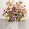 Fiori decorativi Rose artificiali Falsi bouquet da sposa fai da te Centrotavola per composizioni Decorazioni per la casa e per l'esterno