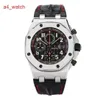 Relógio de pulso Celebrity AP Royal Oak Offshore Series Relógio mecânico automático de aço de precisão masculino 26470SO Time Luxury Watch 26470ST.OO.A101CR.01 Placa preta