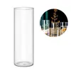 Vases Cylindres de vase en verre fonctionnels parfaits pour les occasions de vacances D08D