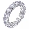 Оригинальный логотип бренда 1to1, высококачественные женские кольца Tiffancy Round 5a, комплект с цирконом, кольцо 10 центов, однослойное кольцо с ремешком, комплект обручальных колец в стиле Instagram