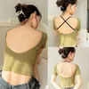 Bras Invisible Bra With Bare Open Back Sexy Women U Underwear Small Chest Pudh Up Gathered Lingerie Thin Vest Seamless Backless