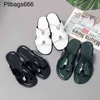 Leather Mens Slippers Designer Sandals Genuine Luxury Sliders Slipper Men Brand Rubber Slides Fashion Beach Flat Sandals Shiny Slipp Have Logo Wfxs