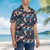 Men's Casual Shirts Hawaiian Shirt Beach Mountains Painting Kimono Art Blouses Japanese Traditional Landscape Men Short-Sleeve Retro