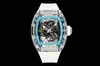 Soinc Watch RMF35-02 Automatisch mechanisch draaibaar Ultiem horloge met echte kinetische energie, origineel positief zelfopwindend geïntegreerd White Gem anti-shock uurwerk