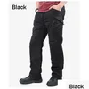 Pantaloni da uomo Ix9 City Tattici da uomo Cargo Abbigliamento da lavoro Abbigliamento Pantaloni Sport Molte tasche Stretch Cotton Track Y Drop Delivery Apparel Clo Dhkg4