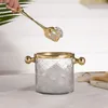 Seau à glace en verre en laiton fait à la main avec clip table à manger refroidisseur casier à vin canette de champagne 240315