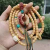 Strand Ox Bone Yellow Chicken Grease Set 108 Beads With Lucky Pendant Dragon Horn Ethnic Style Wholesale Bracelet