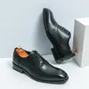 Dress Shoes Oxfords For Men Brown Black Business Lace-up Pu Office Brogue Wedding Zapatos De Vestir Hombre Mens