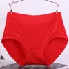 Women's Panties Mid Waist Cotton Women Briefs Lace Underpants Lingerie Soft Crotch Female Intimates Plus Size XL-6XL Lingere