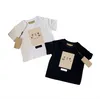 Set di abbigliamento per bambini maglietta per bambini set di bambini set classici abiti da bambino per bambini estivi ragazze a manica corta lettere di marca di lusso lettere per bambini csg2403294-8