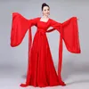 Forntida kvinnors kinesiska stil förbättrade Hanfu Super Immortal och Elegant Ancient Fairy Cool Classical Dance Performance Clothing A5LK#