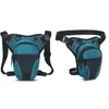 Sacs de taille Drop Leg Sac réfléchissant moto cuisse avec ceinture sac à main imperméable à l'eau en plein air Fanny