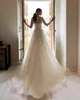 Urban Sexy Dresses Gorgeous Round Neck LongeChes Fluffy Mopping Wedding Luxury Beautiful Ball Gowns Robe Applicques Lace Bride 2023 YQ240329