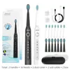 Brosse de brosse à dents électrique de Sono SeaGo Adult Imperproof 5 Mode USB Charge Reccharte des pinces de dents REPLACEAUX COFEDS Gift 240329 ES