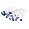 Acessórios de cabelo 40pcslot mulheres strass hairpins para flor nupcial pinos de cristal clipe de dama de honra jóias8856915 entrega de gota produc otksg