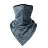 Foulards Fashion Earloop Neck Gaiter Bandana Summer Outdoor Cooling Triangle Masque facial