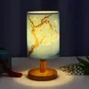 Modern Simple Cloth Art Warm Desk Lamp Bedroom Bedside Chinese Style Home Decoration Led Small Night Light 240325