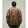 Skórzana skórzana skórzana skórzana retro Kurtki skórzane kurtki Man American Street Casual Suede Bomber Coats Spring Autumn Zipper Handsome Emode Nowy 240330