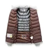 4xl Largo Size Winter Mannen Hoge Kwaliteit Pluche Dikke Warme Parka Mannen Winddicht Lichtgewicht Jas Mannen Casual Effen Jas jas Mannelijke O5ov #