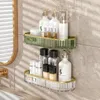 Decorative Figurines XK Wall-Mounted Toilet Rack Punch-Free Bathroom Shelf Washstand