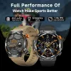 V68 montre intelligente extérieure 1.46 ''écran IPS boussole moniteur de fréquence cardiaque moniteur de sommeil montres plusieurs Modes de Sport montre de Fitness