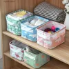 Autre organisation de stockage à domicile 1 morceau de tissu de lin de coton imperméable bureau articles divers panier boîte de rangement cosmétiques organisateur de jouets sous-vêtements chaussettes vêtements sto