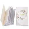 Feestartikelen 2 stuks Huwelijksgeloften Handboeken Papieren gelofte Notebook Bruids