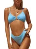 Kobiety bikini 2023 Swimsuws Kobiet Kobiety stroje kąpielowe push up set zestaw Brazylijski Kąpiec Brazylijski plaż