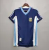 1978 1986 1998 Argentiniens Retro-Fußballtrikot Maradona 1996 2000 2001 2006 2010 Kempes Batistuta Riquelme HIGUAIN KUN AGUERO CANIGGIA AIMAR Fußballtrikots