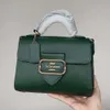 Designer de bolsas de luxo estão vendendo por um preço Olai nova bolsa Morgan Tophandle rebitado um ombro crossbody saco pequeno quadrado