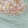 Decorative Flowers 60CM 50Pcs/Lot Branches Paper Covered Twigs Artificial Floral Decor Iron Wire Decoration Flower Accessory