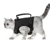 Imbracatura tattica e guinzaglio per gatto Gilet regolabile con cinturino per addestramento Imbracatura di sicurezza per camminata per cani Samll 240326