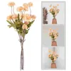 Dekorative Blumen 4 PCs künstliche Blumendekoration Schlafzimmer DIY Arrangement Materialien Grace Hochzeit Haushalt Gefälschte Löwenzahn Plastik