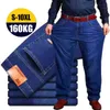 10XL Übergröße Jeans für Männer Mode lose Hosen Hosen Plus Size Baggy tägliche Arbeitskleidung großer Mann 240311