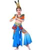 Dziewczyny Dunhuang Performance Ethnic Classical Taniec dla dzieci Klasyczny Zbiór lutu i93r#