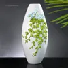 Vases Nordic Style Creative Hand Painted Artificial Flower Resin Vase Artwork Living Room Decoration Home