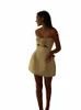 fi Sexy 3d Fr Cut Out Mini Dres Elegante Strapl Sleevel Backl Curto Dr 2024 Mulheres Party Club Vestidos P6rr #