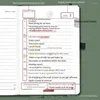オフィス時間管理英語カレンダーノートブック多機能365日アジェンダメモ帳