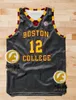 Boston College Eagles Basketbol Forması 31 Elijah Strong 45 Mason Madsen 22 Jayden Hastings Özel Dikişli College Eagles Forma
