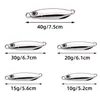 10PC/lot Metal Cast Jig Spoon 10g 15g 20g 30g 40g Lures set With Hook Casting Jigging Fish Sea Bass Fishing Lure Artificial Bait 240321