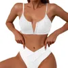 2024 NOWOŚĆ BIKINI WOMENS SKWIMISUS HIGH TALIS SEKSY SWOJE SWOMU SKWIAT SWOMU SWETIC MATERIAŁ