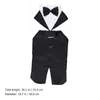 Dog Apparel Pet Tuxedo Small Costume Outfits For Dogs Animal Wear Cotton Formal Suit