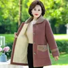 middle Aged Women's Winter Jacket Lamb Wool Coat New Thicke Cott Padded Jacket Warm Mid Lg Particle Fleece Coat Female Parka z7Bm#