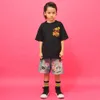 Дизайнерские детские шорты с рисунком динозавра, модные мальчики, мягкие джинсовые шорты, летние детские свободные повседневные шорты Z7411