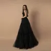 Anpassad svart LG Wedding Guest Dr for Women Evening Gown Night Dres Robe Formal Party Luxury Lämplig begäran Prom Dr Q1oa#