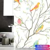 Window Stickers Bird Privacy Film Opaque Static Cling Non Adhesive Flowers Decaler Dekorativa glasbeläggning Tint Frosted For Home