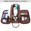 Мужская деловая дорожная сумка для туалетных принадлежностей, водостойкая искусственная кожа, инструменты для бритья в ванной, органайзер, косметичка, женская косметичка 240328