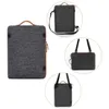 Laptopa plecak plecak Domiso 11 13 14 15,6 17,3 cala wodoodporna poliester z USB Port Port Uzadzka Notebook Rękaw 24328